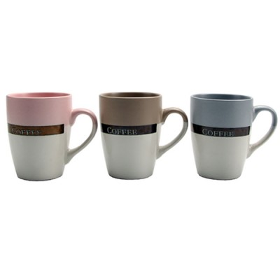 Кружка керам 340мл COFFEE 3MIX/KW142 / уп.36шт