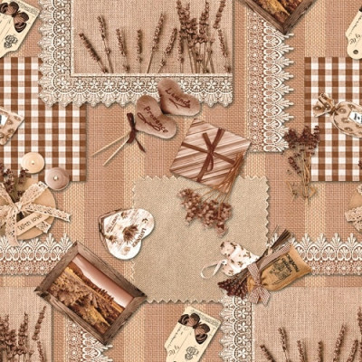 Клейонка 4139 ПВХ 1.37х25м на нетканній основі Premium ущільнена