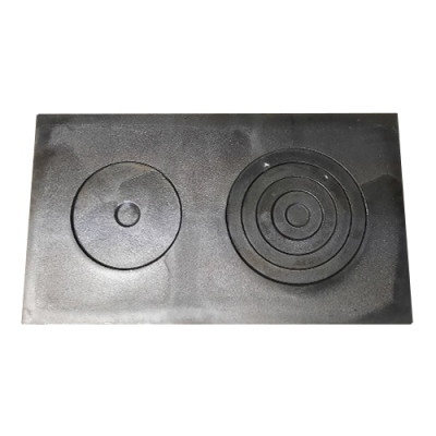 Плита двокомфорна чавунна (гладка) 700 * 400 /Без повер. і обміну/