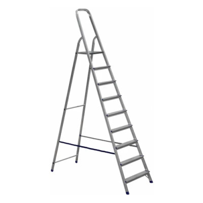 Драбина металева ТЕХНОЛОГ 9 сходинок (роб.вис.4,11м вис. платф.1,91м)