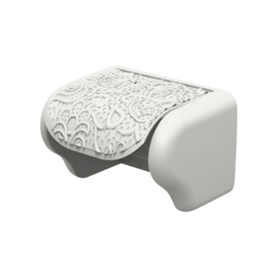 Тримач для туалетного паперу везерунчатий ELIF білий/U376