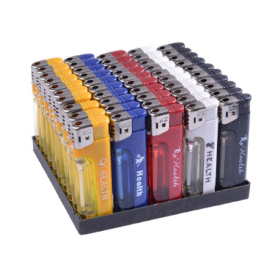 Запальничка прозора з літариком,п`єзо-елемент /уп 50шт/ N-973/N-975