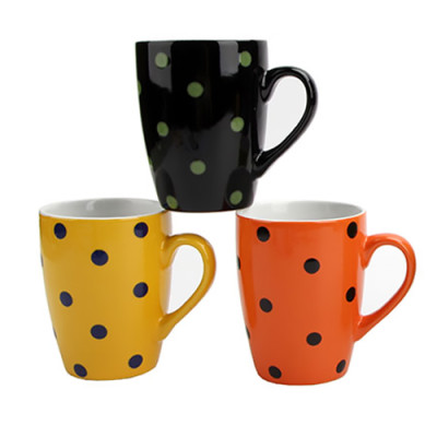 Кружка керам 340мл Горох MIX6/KW137