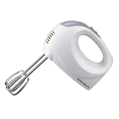 Міксер 300Вт білий Grunhelm GRM613 2 вінчики 2 гачки гарантія 1 рік