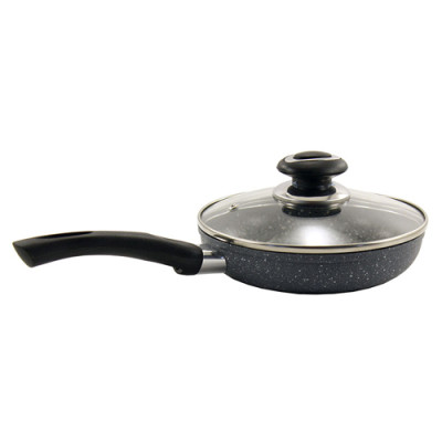 Сковорода з АП/покриттям d=280 з кришкою скло FPG-285 Гранит