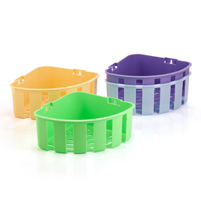 Полиця для ванної кімнати №3 (одна глубока) кутова МІКС / уп 5шт