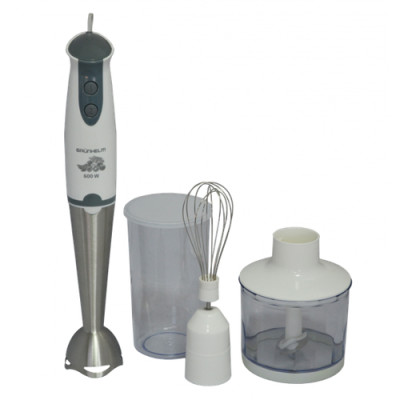 Блендер-набір 600Вт EBS-600SS GRUNHELM 2 швидкості, чаша, стакан, вінчик, металева насадка блендер гарантія 1 рік Блендер-набір 600Вт EBS-600SS GRUNHELM 2 швидкості, чаша, стакан, вінчик, металева насадка блендер гарантія 1 рік