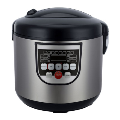 Мультиварка 5л 900Вт чорна Grunhelm MC-108SB 37 програм 10 авто 27 альтернативних антипригарне покриття гарантія 1 рік