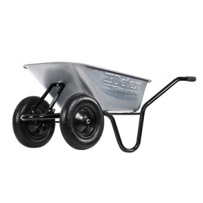 Тачка Детекс D-12 /2 колеса пневмо з підш 4.0*8 85л г/п-200кг(1006oz85pn) кузов оц. рама кольорова