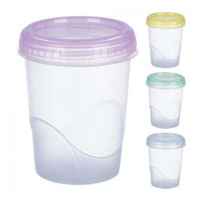 Контейнер харчовий 0,47л круглий з кришкою що закручуется /РТ-83535