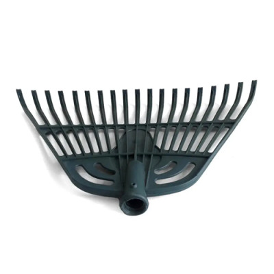 Граблі віялові середні пластмасові ( без держака) під шуруп, внутрішня різьба, ш 460мм*дов 250мм /уп 10шт