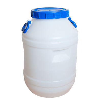 Бочка п/е харчова Лідер 60л з ручками h59,6см*d22,1мм біла /уп 2шт