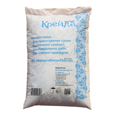 .Крейда 5 кг ЧеркасВапноПостач /уп 5шт