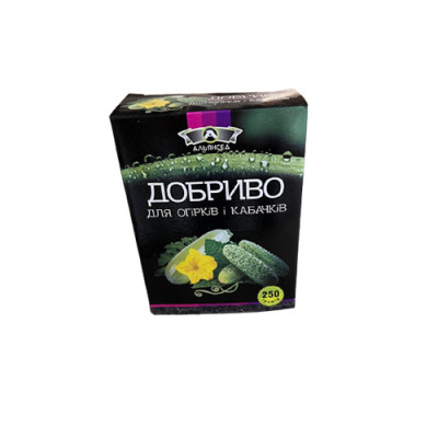 Добриво сухе для Огірків та кабачків 25гр Альянсед /уп. 100шт
