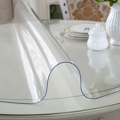 Клейонка 4525 Прозора РІДКЕ СКЛО висота 1,37м*50м (0,15мм)