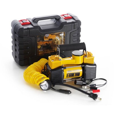 Компресор авто двопоршневий 85л/хв,10 Атм.,клеми АКБ 