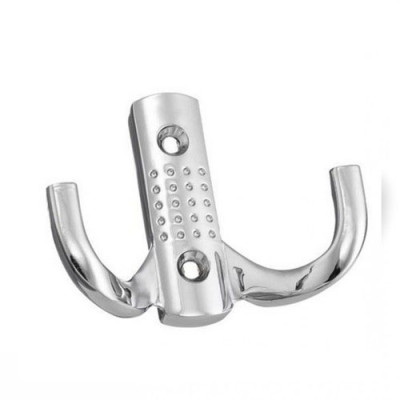 Гачок подвійний маленький з точкою СР хром /уп.100шт