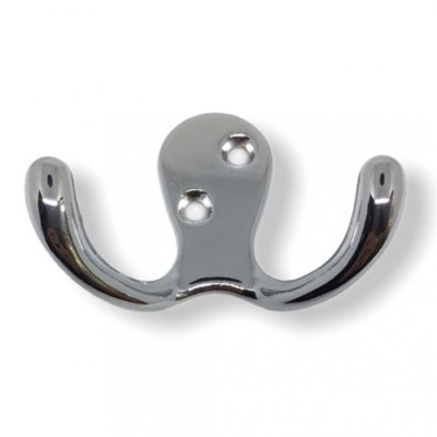 Гачок подвійний важкий СР хром /уп.50шт