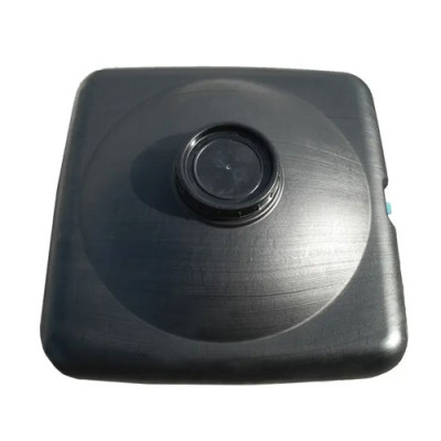 Ємність п/е для душу Літолан 150л тришарова 88*88*38см (криша) чорна