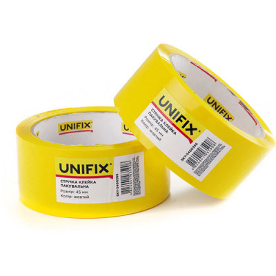 Скотч 45мм*200м (UNIFIX) жовтий /6шт./ 72 шт.