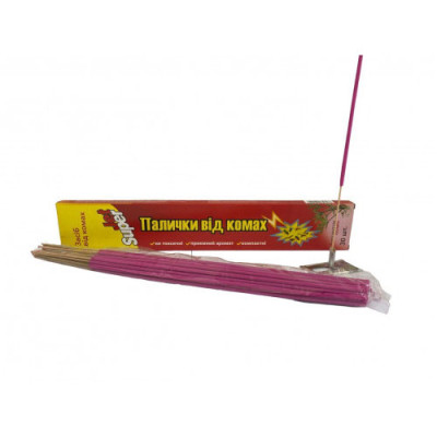 Палочки від комарів Jet Super 32,5см*0,3мм в (уп 30шт)/ящ. 60шт