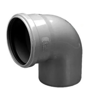 Коліно ПВХ каналіз. 110мм*90