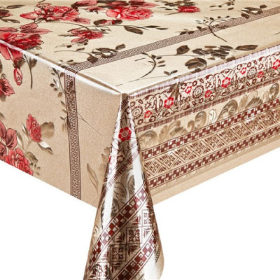 Клейонка 4766 ПВХ 1,37х20м двостороння чекана (золото)