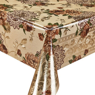 Клейонка 4769 ПВХ 1,37х20м двостороння чекана (золото)