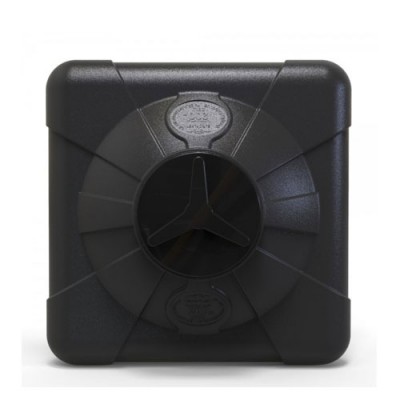 Ємність п/е для душу Літолан 200л тришарова 97*97*44см (криша) чорна