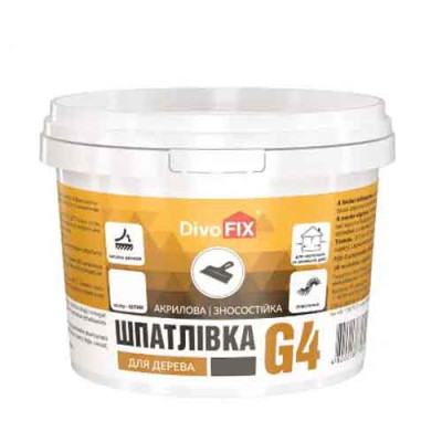 Шпаклівка для дерева 