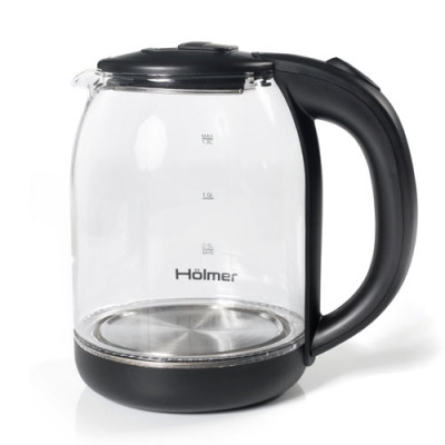 Чайник електричний 1,8л 1500 Вт, скло HKS-1950 HOLMER LED підсвічування(сервісний центр)