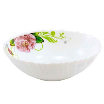 Миска(салатник) склокерам. №7 Бузковий Піон/уп.6шт