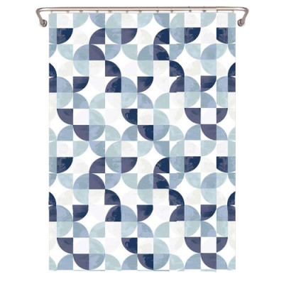 Штора для душа Dariana 180*180см 12 колец 