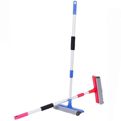 Скломийка алюмінієва 27см з телескопічною ручкою 77-129см Максус Плюс