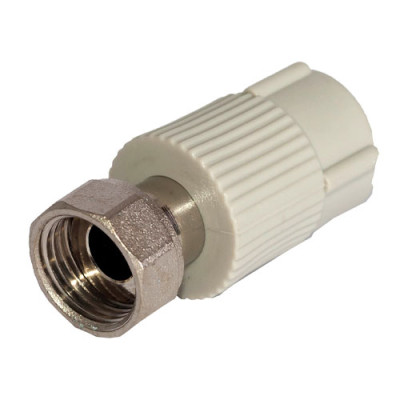 Муфта ППР з накидною гайкою 20*20*3/4 Латунь (5шт)