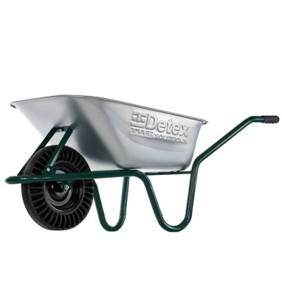 Тачка Детекс D-1 /1 колесо лите 4*8 з ребрами жорсткості 85л г/п-160кг (85z6*TSR408MB) кузов оц. рама кольорова