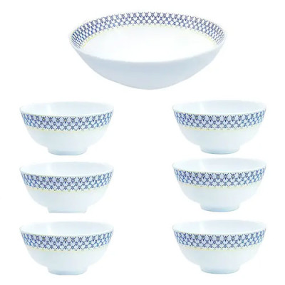 Набір салатників 7шт склокерам (1шт-8