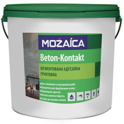 Грунт бетон-контакт адгезійний 14кг MOZAICA