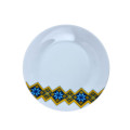 Тарілка керам. 180мм мілка Вишиванка ромб /уп. 12шт /уп.48шт/