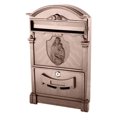 Поштова скринька VITA коричнева Діва Марія