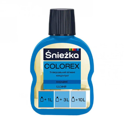 №52 Колорант Снежка COLOREX синій 100мл/уп.10шт