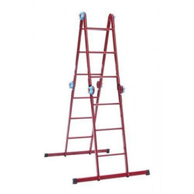 Драбина металева ТЕХНОЛОГ 2-х стороння 6 сходинок 1,61м