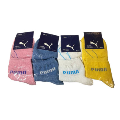 Шкарпетки (№148) середні Puma 98k пдр(36-41) Мікс уп.12шт