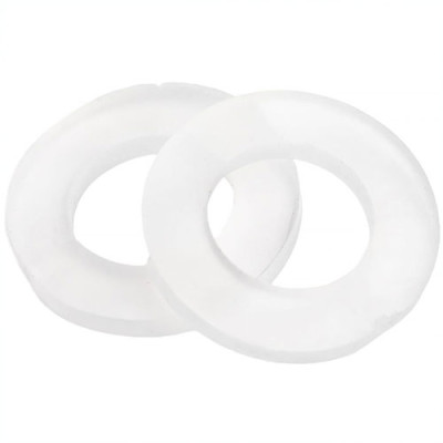 Прокладка 1/2 силікон біла 100шт ЗАВОД JG