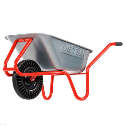 Тачка Детекс D-2 /1 колесо лите 4.0*8 85л г/п-180кг кузов оц. рама кольорова (TSR)