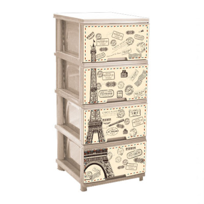 Комод на 4 шухляди Париж Кремове Алеана/123093