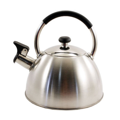 Чайник нерж. 2,5л свисток. криш. чорна ручка ZB 17/2.5B