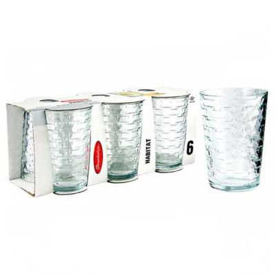 Набір склянок 6шт 200мл Хебітет/52499 