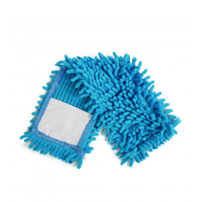 Запаска для натирача (полотера) ЛАПША (EF-1000-B)/ блакитна/37*12см