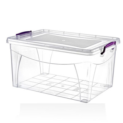 Контейнер харчовий 20л з затискачем глибокий 480*320*200мм